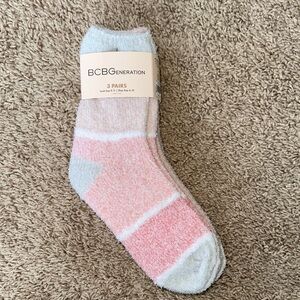 BCBGeneration Women’s Casual Socks - Pink and Gray Set